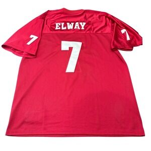 True School Athletics John Elway Stanford Red Mesh Football Jersey Mens 56 XXXL